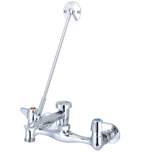 Central Brass Double Handle Wall Mounted Service Sink Faucet Wayfair Canada